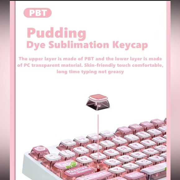 DAREU 118-Key Peach Diffuse Keycap Set - ASA Profile & Dye Sublimation! - Picture 8 of 8